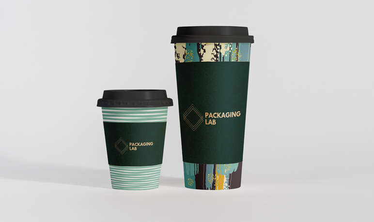   4–16oz Custom Coffee Cups 